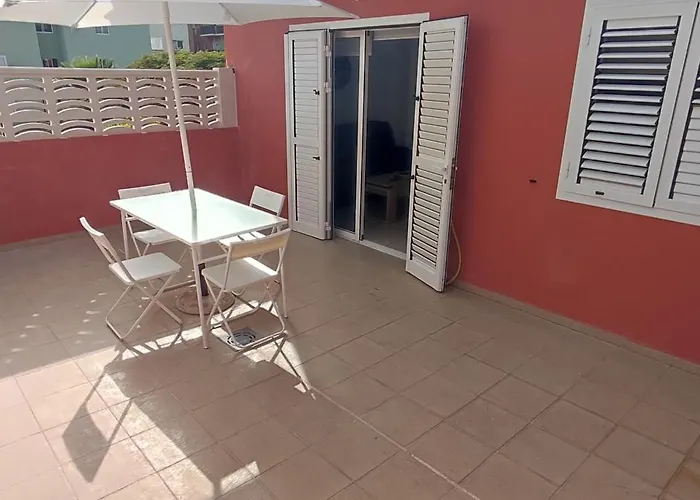 Terraza Del Sol Con Piscina En * Candelaria