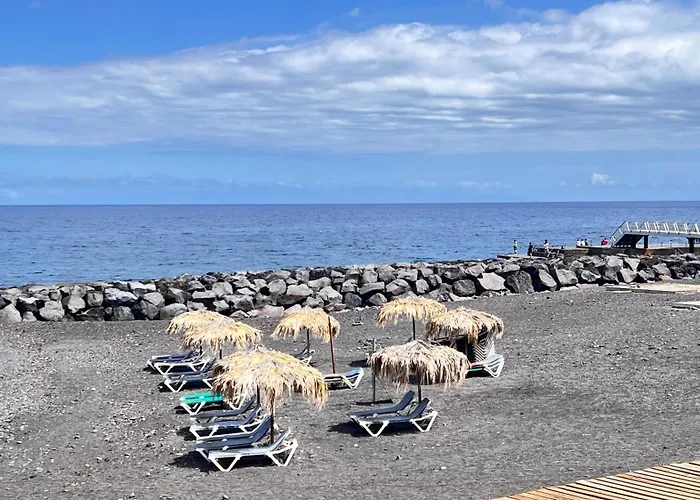 Terraza Del Sol Con Piscina En Apartmán Candelaria