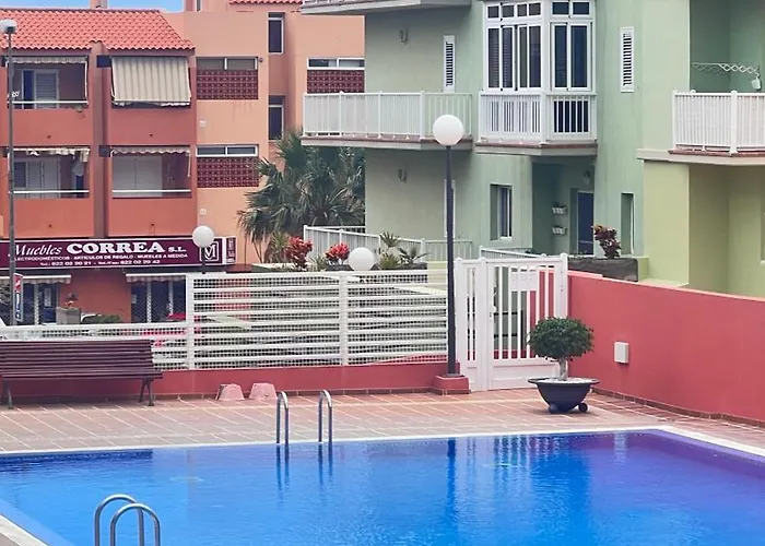 Terraza Del Sol Con Piscina En Candelaria